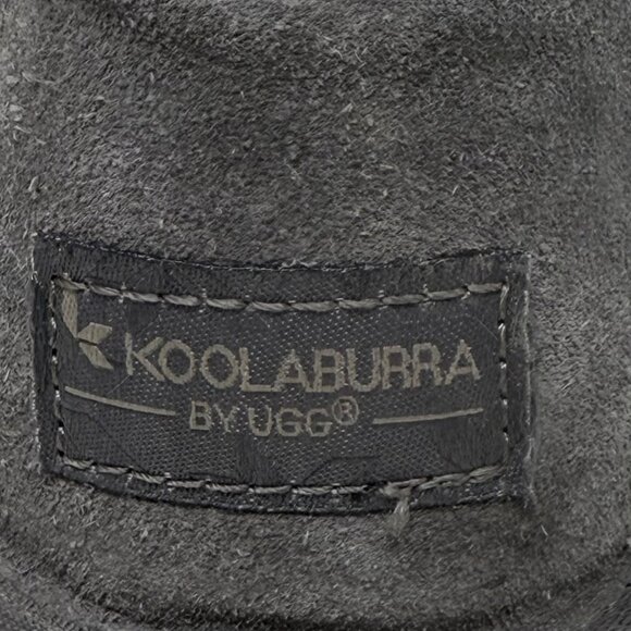 Koolaburra Koola Short By UGG Womens Gray Suede Winter Sheep Fur Boots Boho Sz 5 - Picture 7 of 11